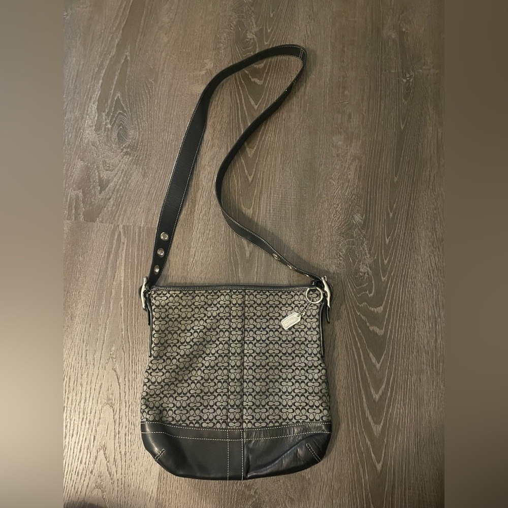 Coach crossbody black. Great condition.